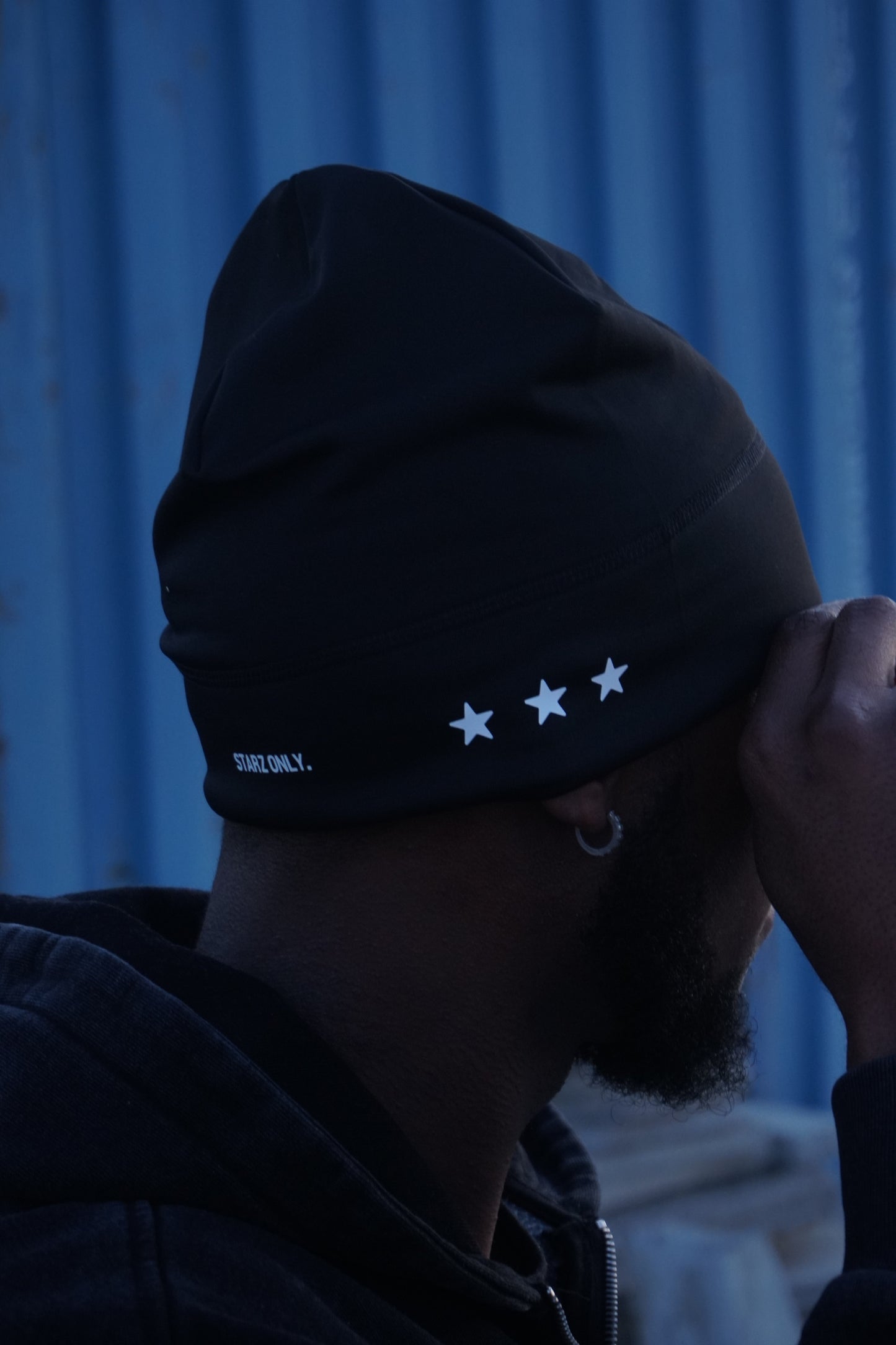 Black "STARZ ONLY" Skull Cap - By Co.Starz