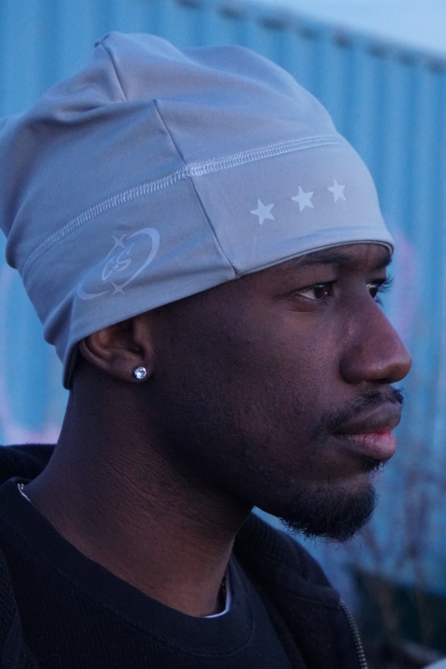 Grey "STARZ ONLY" Skull Cap - By Co.Starz
